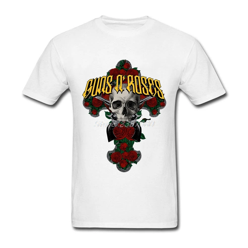 Новая футболка guns N Roses винтажная одежда для мужчин круглый вырез хлопок большой