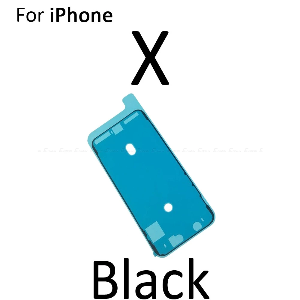 Высокое качество для iPhone 6S 7 8 Plus X XR XS Max ЖК сенсорный экран дисплей рамка водонепроницаемый предварительно вырезанный клей клейкая лента наклейка