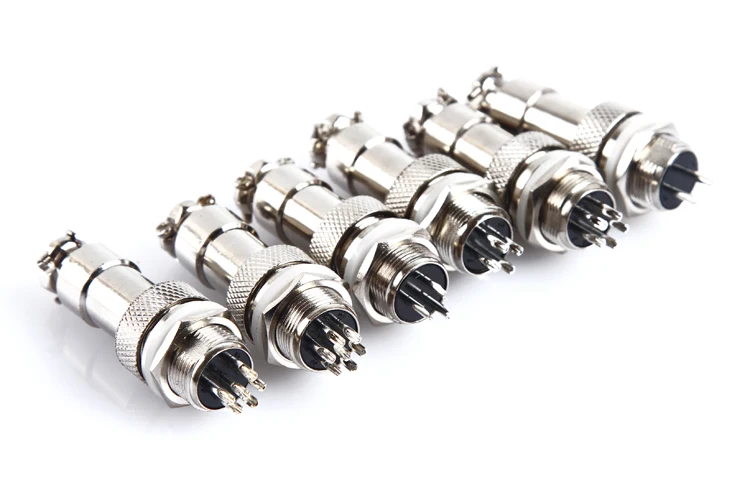 1 шт. GX12 7-контактный высококачественный штекер и гнездо 12 мм проводной кабельный