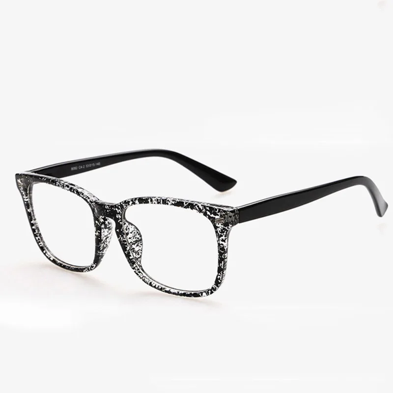 

2018 Hot Brand Design Optical Plain Mirror Eyeglasses Frames Men Women Big Frame prescription Eye Glasses Myopia Eyewear Frame