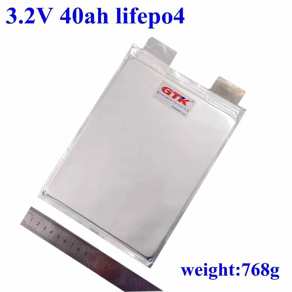 4 шт. GTK 3 2 v 40ah lifepo4 аккумулятор перезаряжаемый литиевый rion для 12v E велосипед Скутер