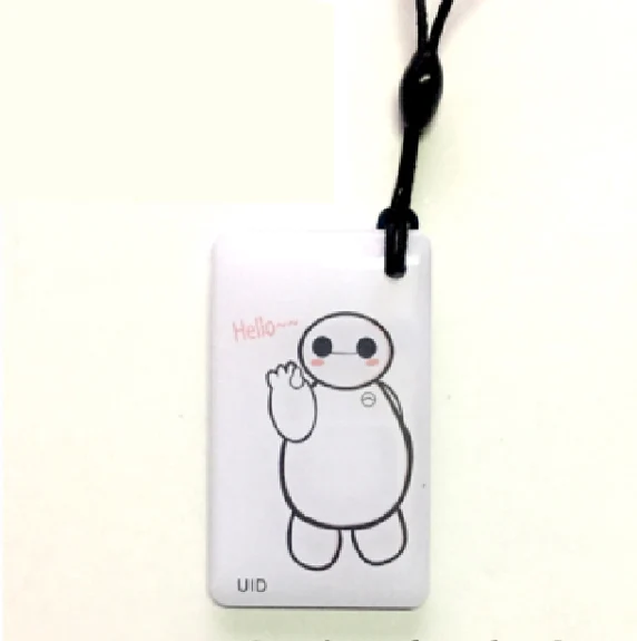 Baymax 5 шт. 125 кГц T5577 EM4305+ 13,56 МГц M1 UID сменный двойной чип RFID тег - Цвет: Baymax