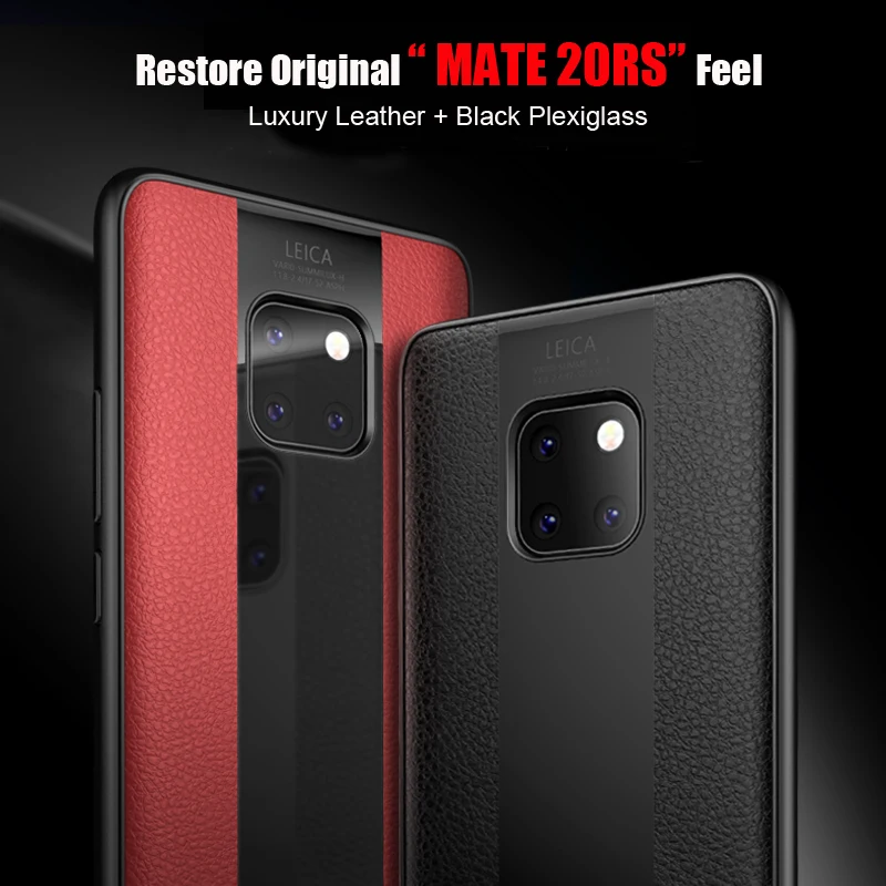 Роскошный чехол для huawei mate 20X кожаный мягкий силиконовый из оргстекла 20 Pro Телефон