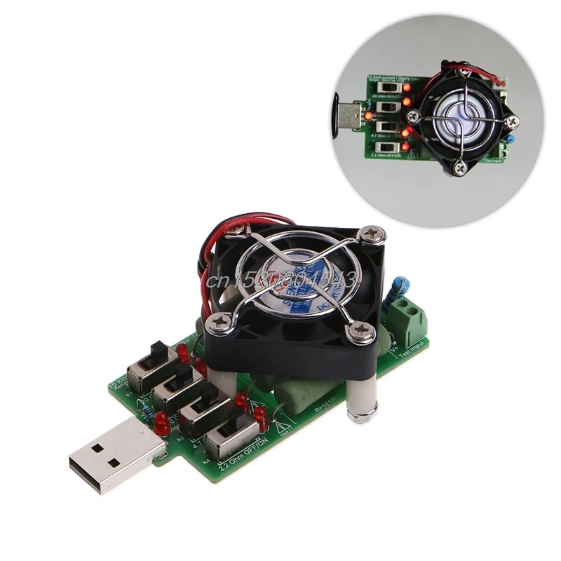 USB резистор с регулируемым током электронный тестер сопротивления разряжения