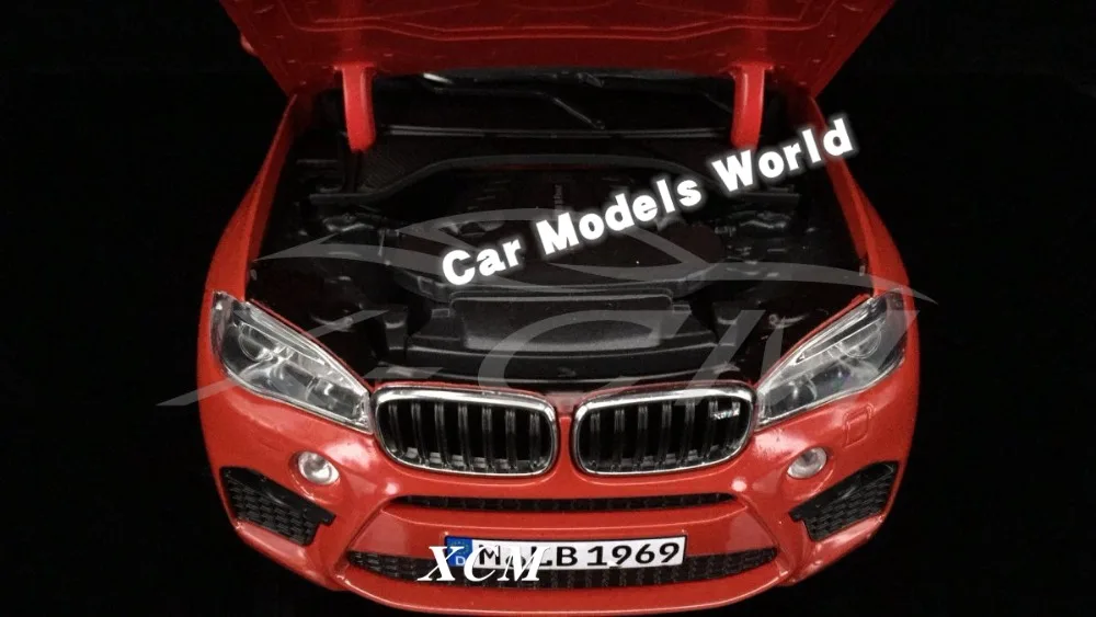 Литая под давлением модель автомобиля для X6M 1:18 (красный) + маленький