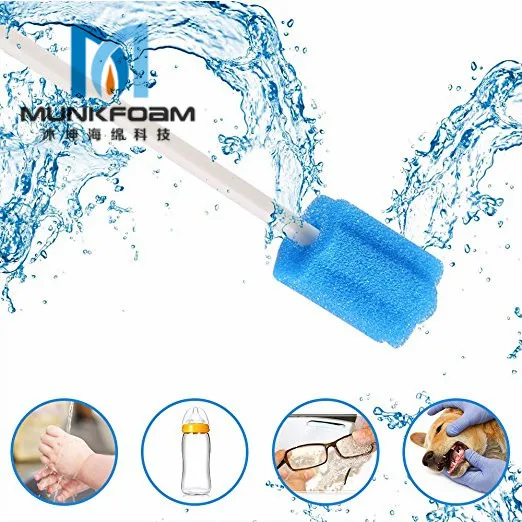 blue blossom Одноразовые Bastoncillos Dentales устные губки расходных материалов Стоматолог Зубной-расходные материалы устные Пены тампон острой стерильный бокс 100 - Цвет: blue blossom