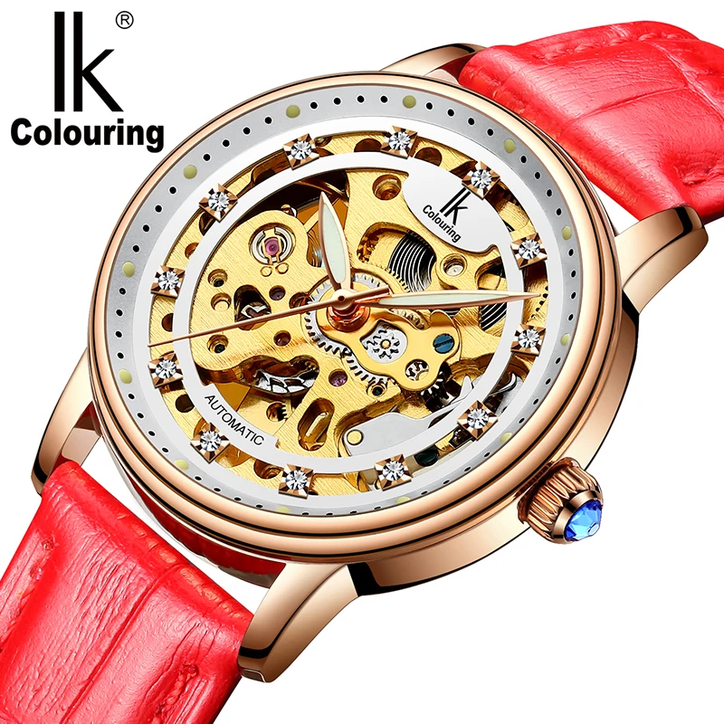 Женские Механические наручные часы Стразы с гравировкой облаков|watch f|watch fashionwatch
