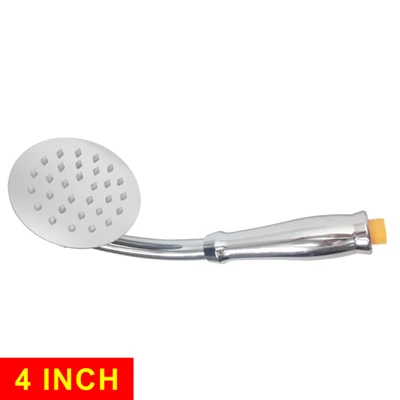 4 Inch Round Ванная комната 4''6''8'' дюймов дождевая вода экономия высокого давления душевая головка ручной вращающийся Топ ультра-тонкий держатель для душа и шланг - Цвет: 4 Inch Round