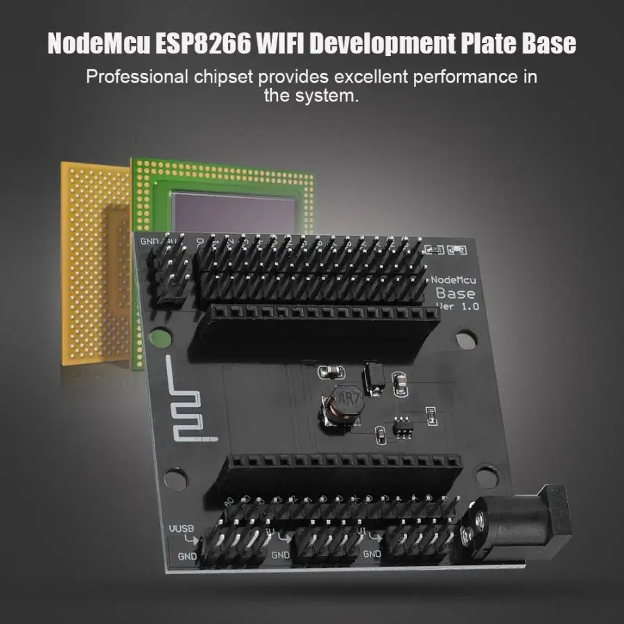 Новая NodeMcu v3 черная металлическая ESP8266 WIFI Девелопмент пластина база расширитель