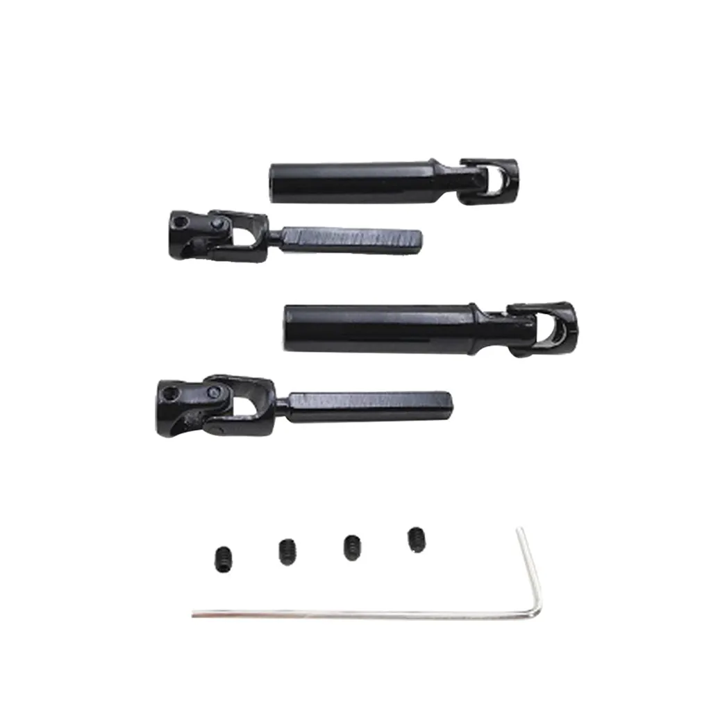 Детали модели автомобиля 2 шт металлический приводной вал шарнир CVD для WPL 1/16