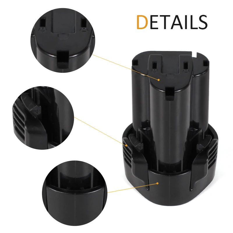 YHR Замена Батарея для Makita BL1013 BL1014 LCT203W 194550-6 194551-4 10 8 В 1500 мАч мощность инструменты