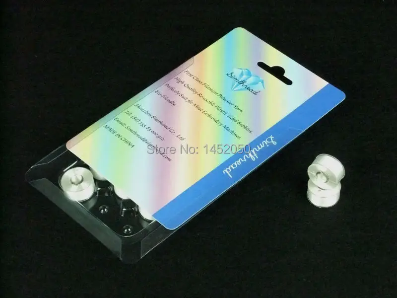 New Arrival Type A Pre-wound Reusable Plastic Bobbins Embroidery Thread for Brother Machine | Дом и сад