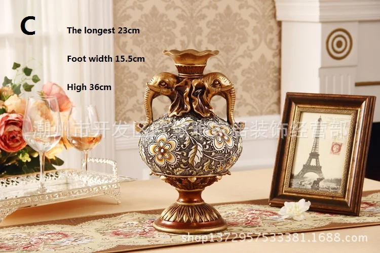 

European style American new style home decoration vase craft gifts wedding gifts luxury gifts