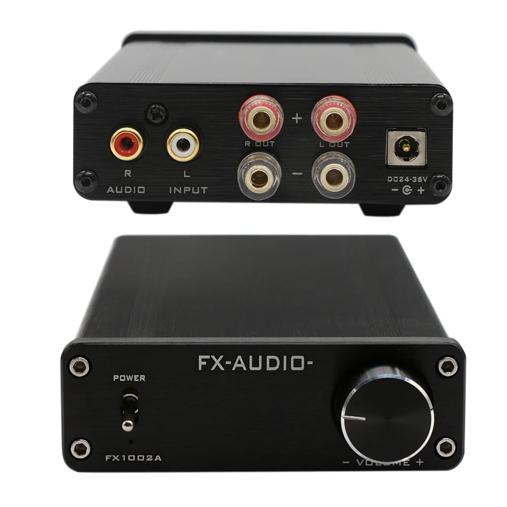 FX аудио 1002A Портативный Hi Fi мини усилитель мощности 40 Вт * 2 TDA7498E канальный чистый