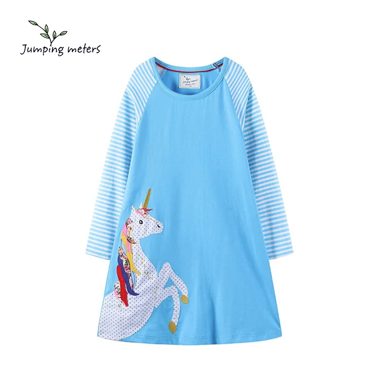 JUMPING METERS/2019 г. осеннее голубое платье костюм принцессы вечерние Детские платья