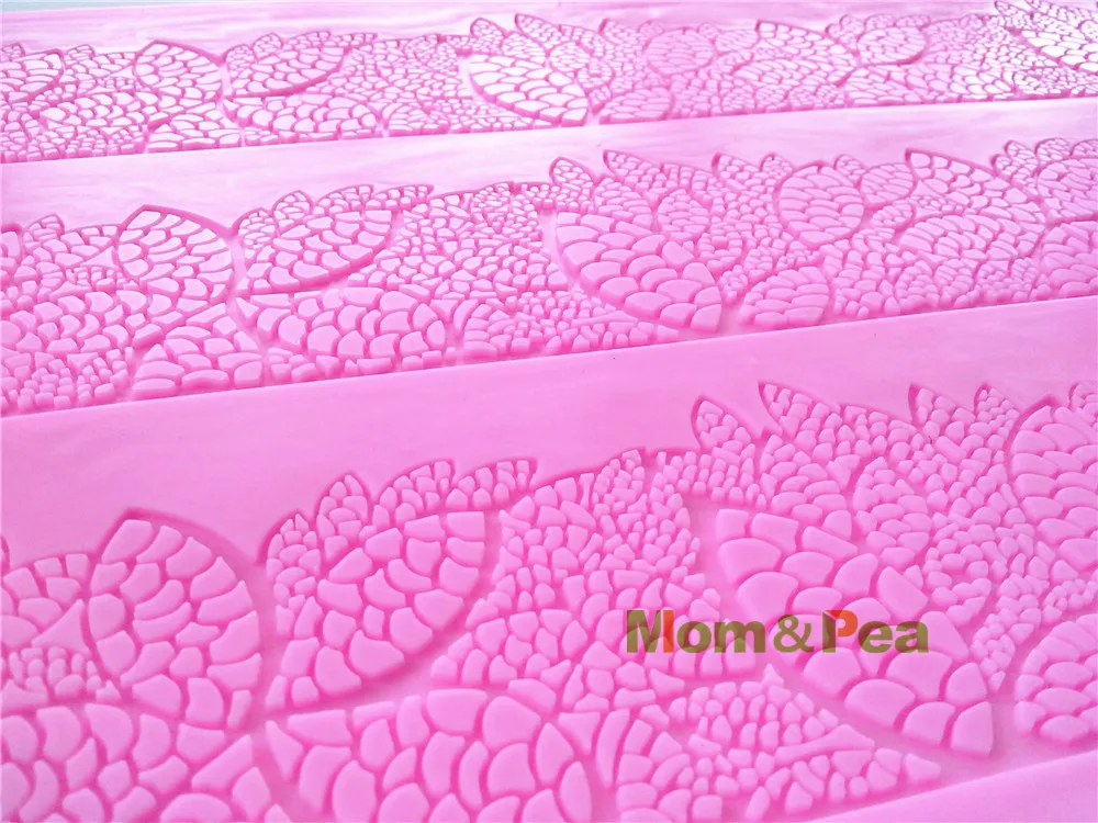 0550 Бесплатная доставка силиконовая кружевная форма Mom &amp Pea большого размера в