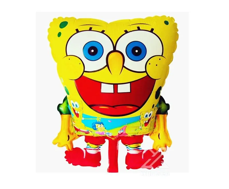 Желтый Губка Боб Форма Воздушные шары мультфильм вечерние поставки дети