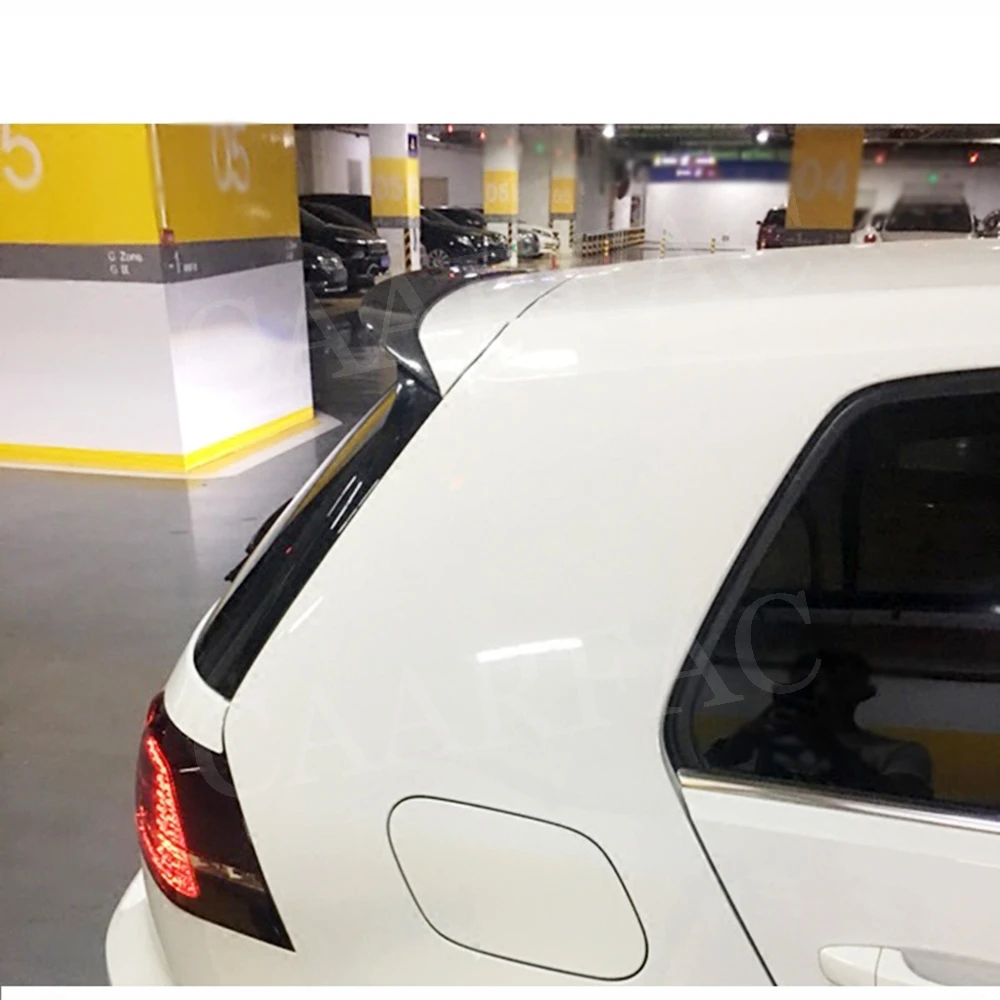 MK7 задний спойлер на крышу из углеродного волокна для Volkswagen VW Golf 7 VII MK7 Стандартный Rline- не для GTI и R