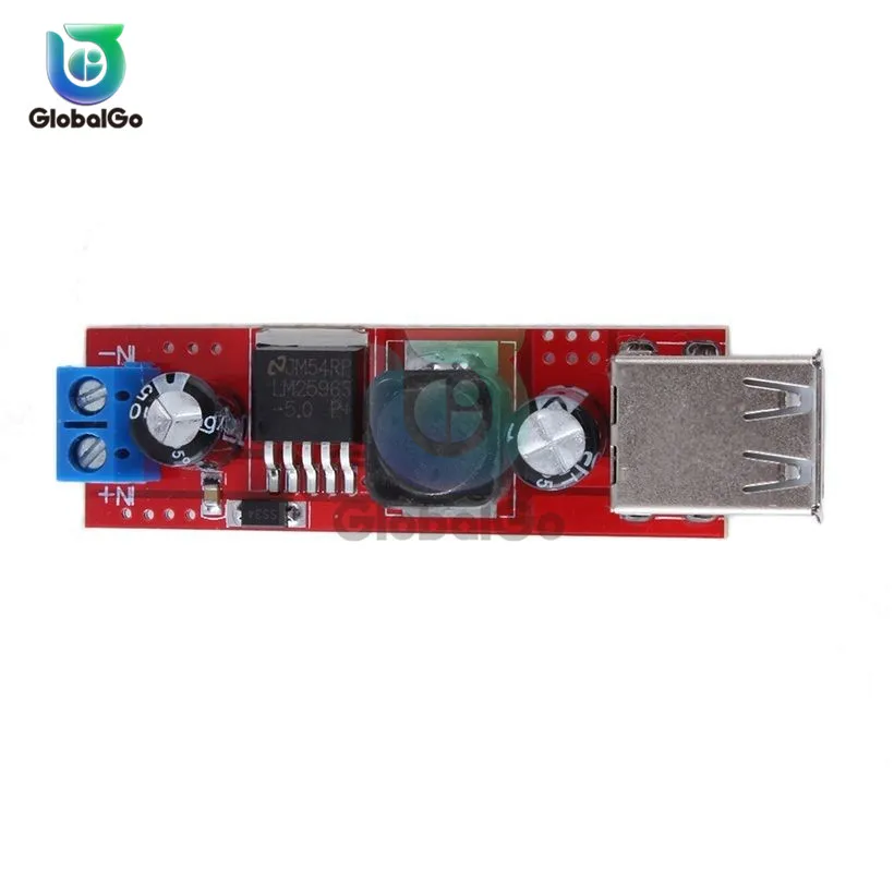 LM2596 двойной USB понижающая плата Converter преобразователь понижающий Input6V40V выход 5 V 3A