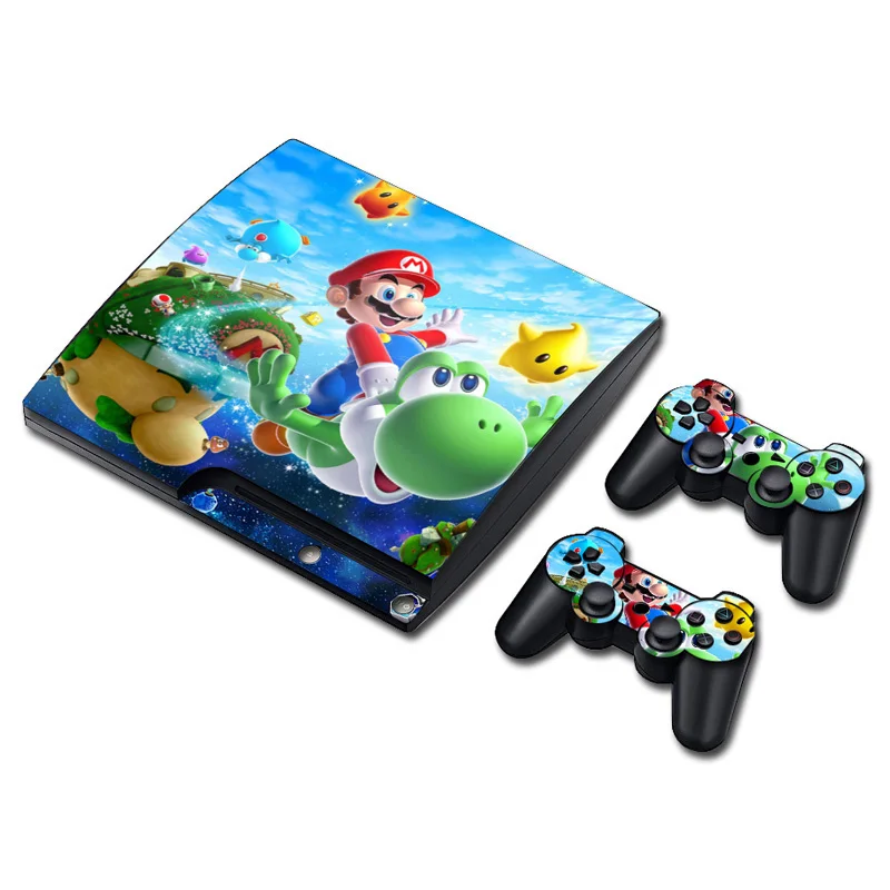 TN-PS3SLIM-0660 Высокое качество OEM для Игровые приставки 3 для PS3 тонкая консоль наклейка кожного покрова для видеоигр - Цвет: TN-PS3SLIM-0660