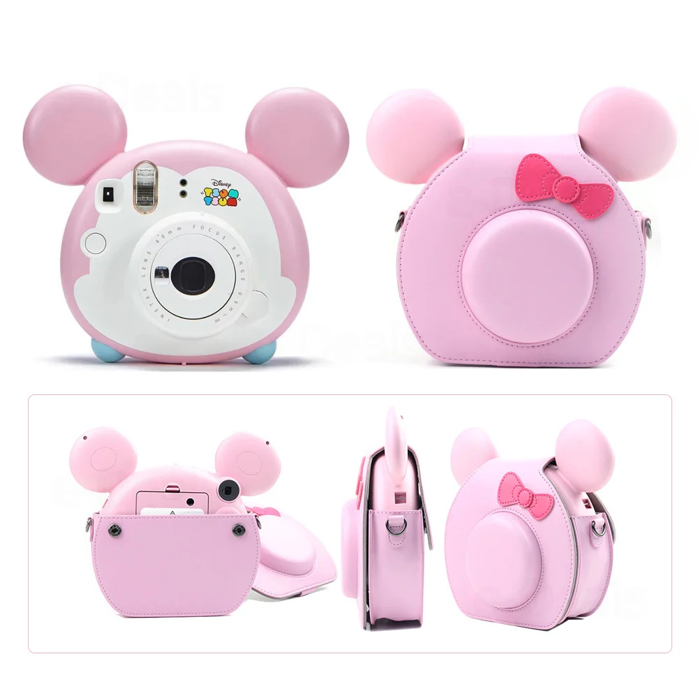 Оригинальная фотокамера Fujifilm Instax Mini Tsum Intant со встроенным зеркалом для селфи