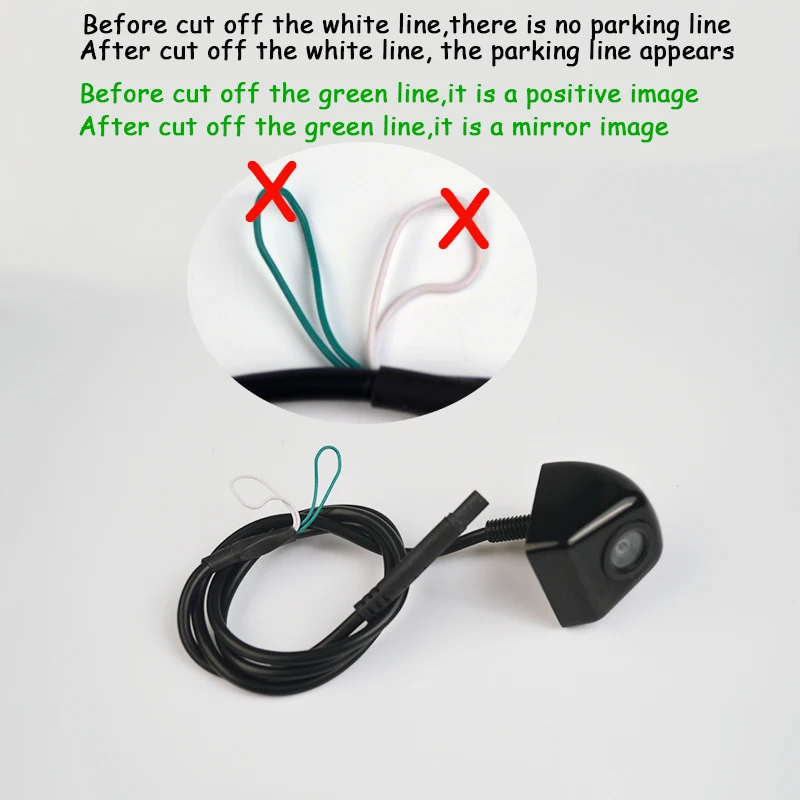 Автомобильная камера заднего вида (Без направляющей линии) Водонепроницаемая