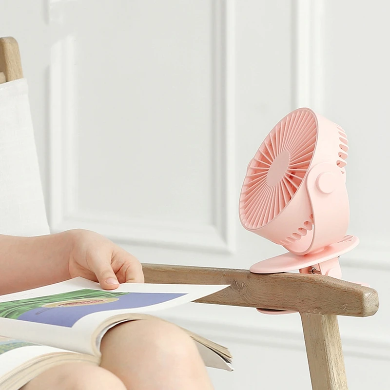 Мини бесшумный режим вентилятор перезаряжаемая Бесшумная 4 лезвия Детские