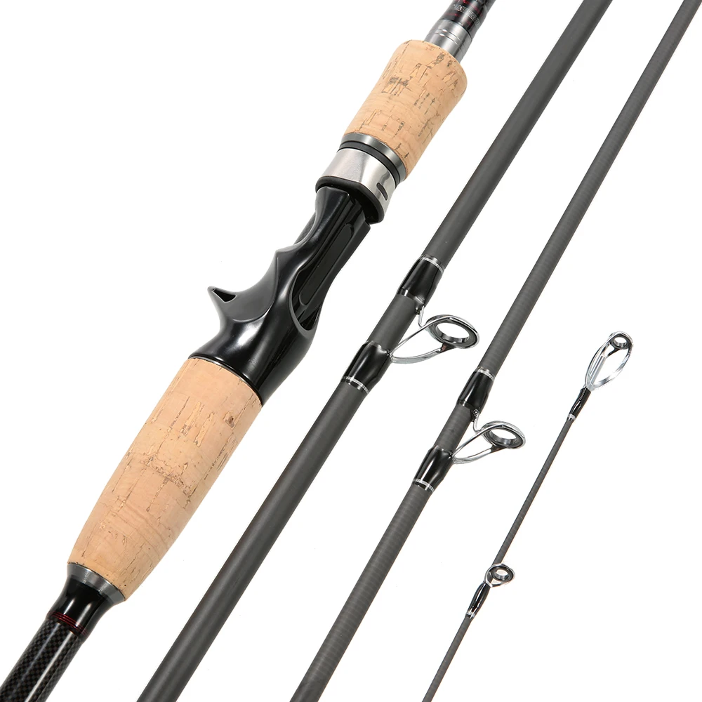 4 Секции Удочка из углеродного волокна портативный спиннинг удочка средняя 2 1 м/2