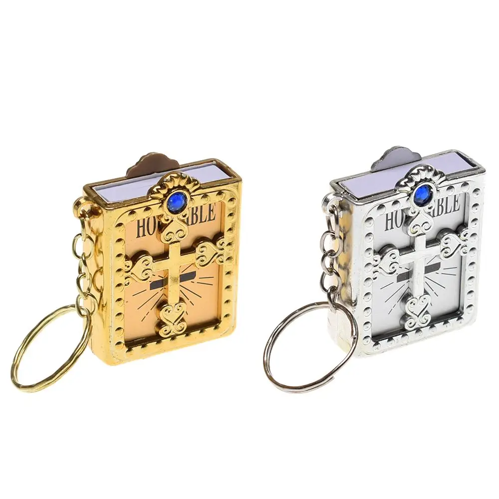 Модная куртка с надписью Mini Святой Библия брелок миниатюрной бумажные душевного