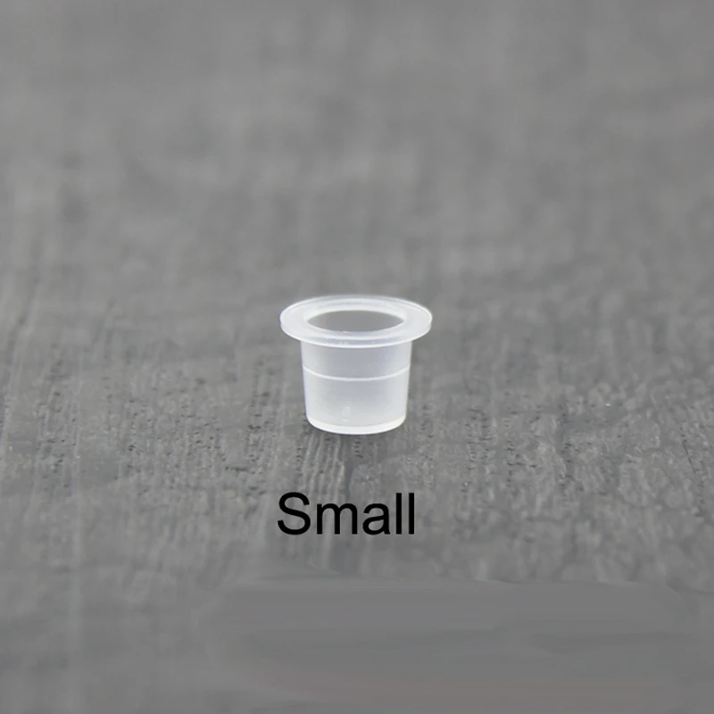 100 шт. Пластик чернила татуировки Кубки Постоянный макияж бровей Макияж Пигмент