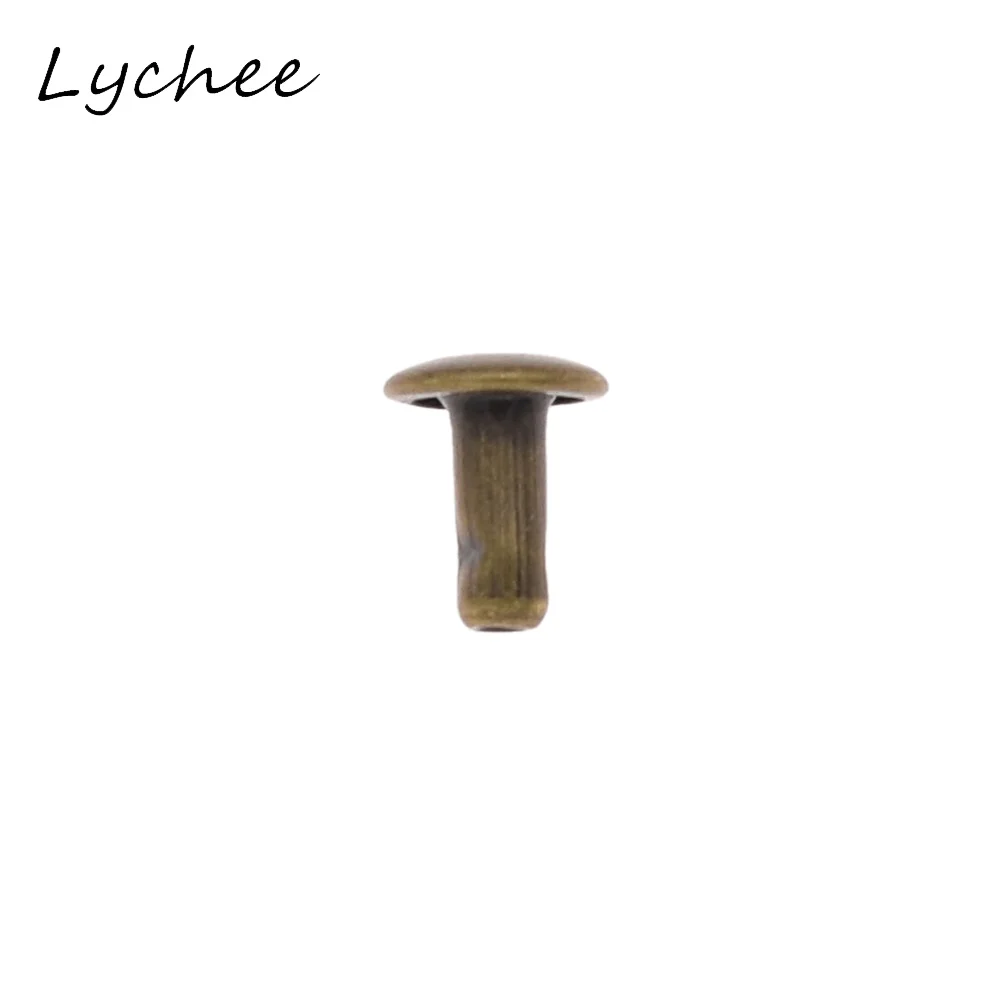 Lychee 10 шт. искусственная бронза сделай сам кожаное ремесло D-образное кольцо