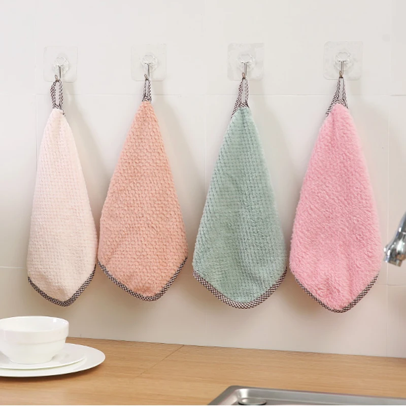 Домашнее кухонное полотенце флисовое чистящее супер впитывающее средство