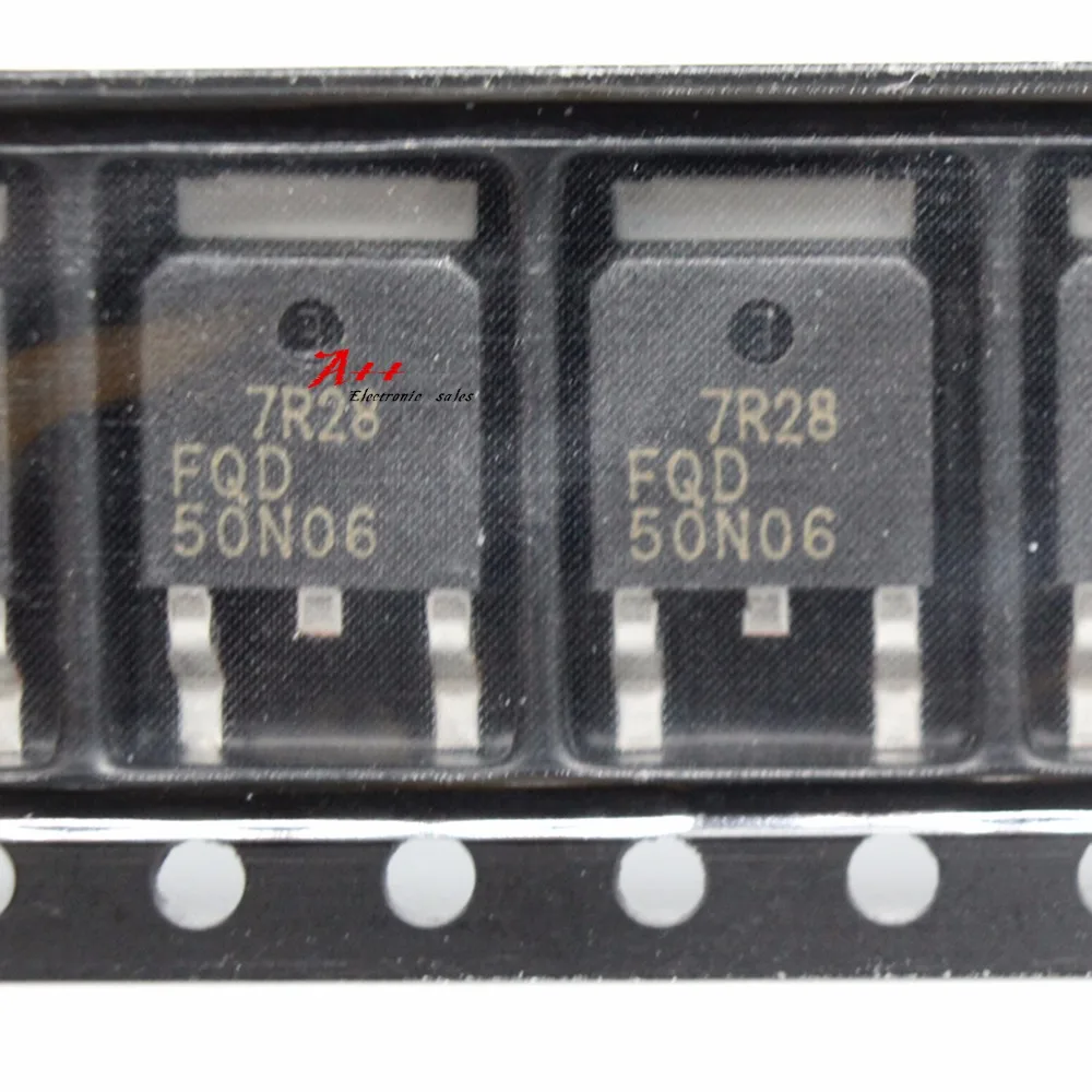 Трубка с полевым эффектом 10 шт. FQD50N06 50N06 252 50A 60V| |