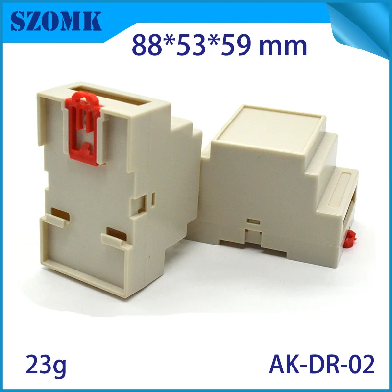 2 шт. в партии 88*53*59 мм Din Rail электронный корпус 53x88x60 Пластиковая распределительная