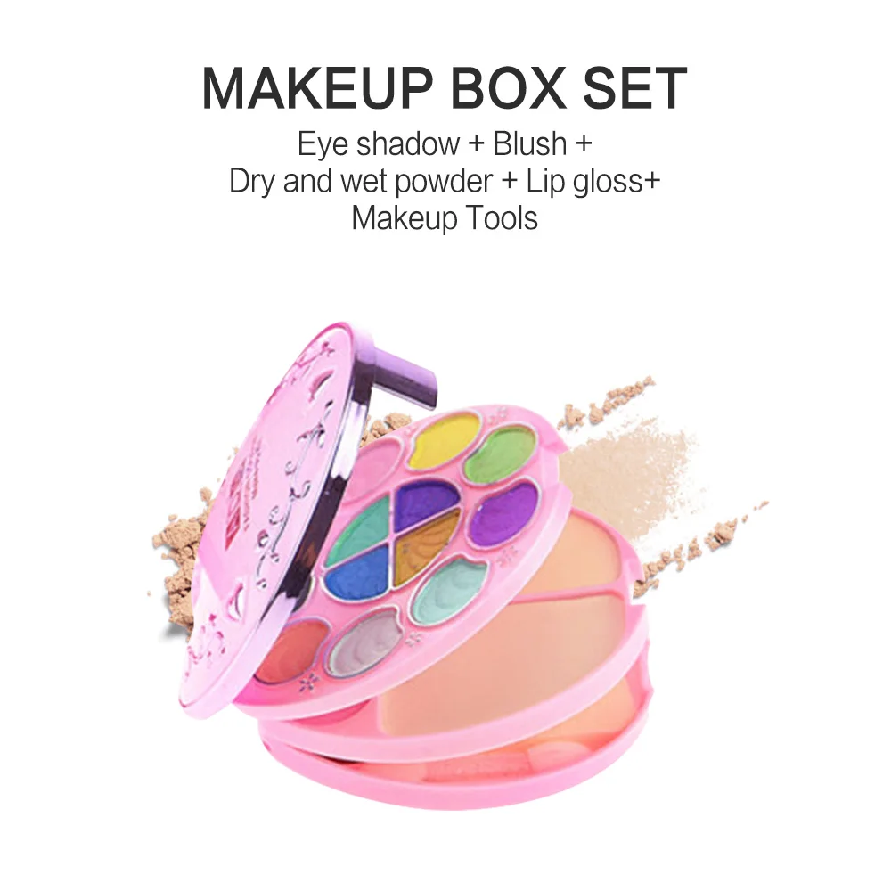 21 шт./компл. цвета макияж набор блеск Тени для век Палитра Профессиональный Lipstck