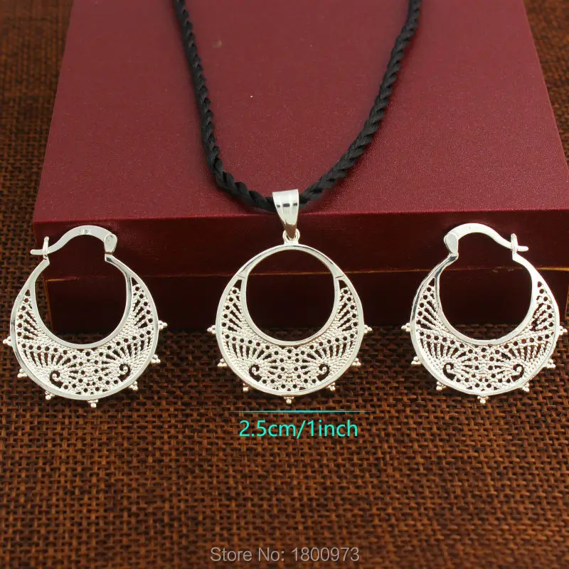 Новинка подвеска веревка серьги серебряное покрытие Эритрея африканская