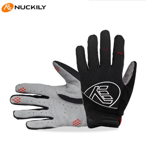 Мужские велосипедные перчатки NUCKILY с полным пальцем Guantes Ciclismo Luvas для горного
