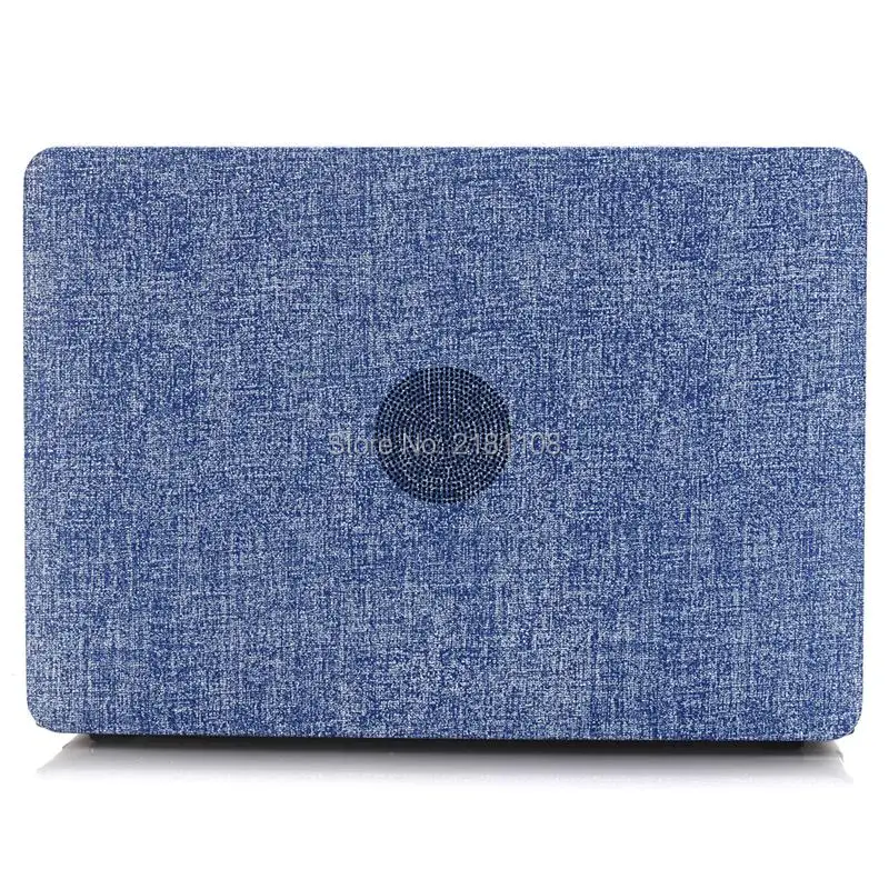 Жесткий кожаный чехол с джинсовым узором для MacBook 12 Air Pro 11 13 15 Retina A1398 A1278 A1502 A1466|sleeve