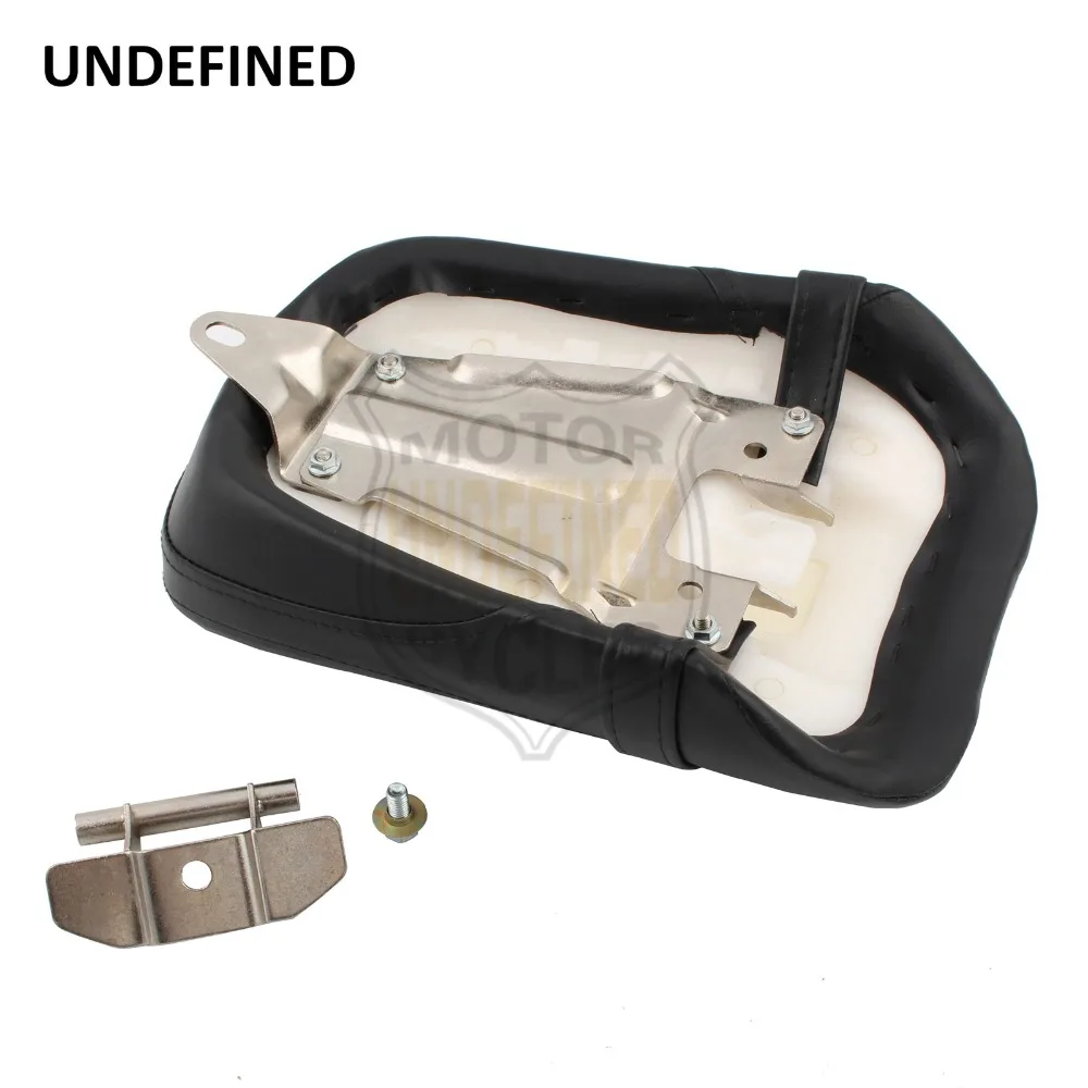 Нечеткое черное кожаное кресло для мотоцикла кафе ПАССАЖИРСКОЕ СИДЕНЬЕ Kawasaki Vulcan