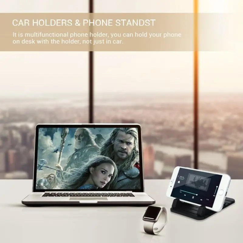 pad phone stand bracket car dashboard non slip rubber mat phone mount holder for huawei iphone samsung xiaomi phone holder free global shipping