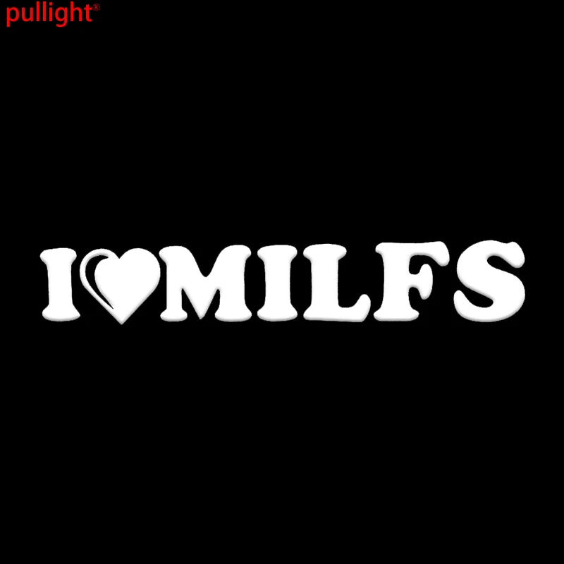 

I Love Milfs Funny Dirty Car Truck Window Sticker Vinyl Decal