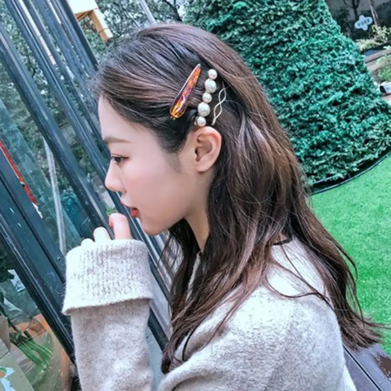 3 шт./компл. корейский стиль женские шпильки в форме утконоса из золотого