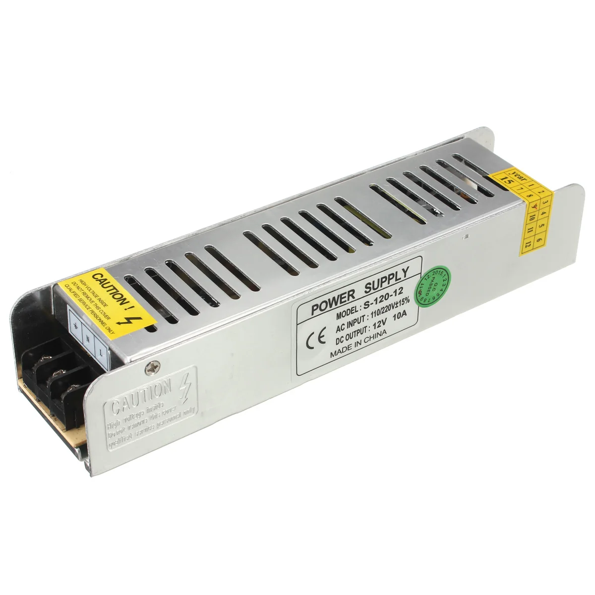 Мини-источник питания 10 А 120 Вт 12 В постоянного тока, AC85-265V-переключатель, светильник, светодиодный трансформатор, светодиодный светильник, адаптер питания
