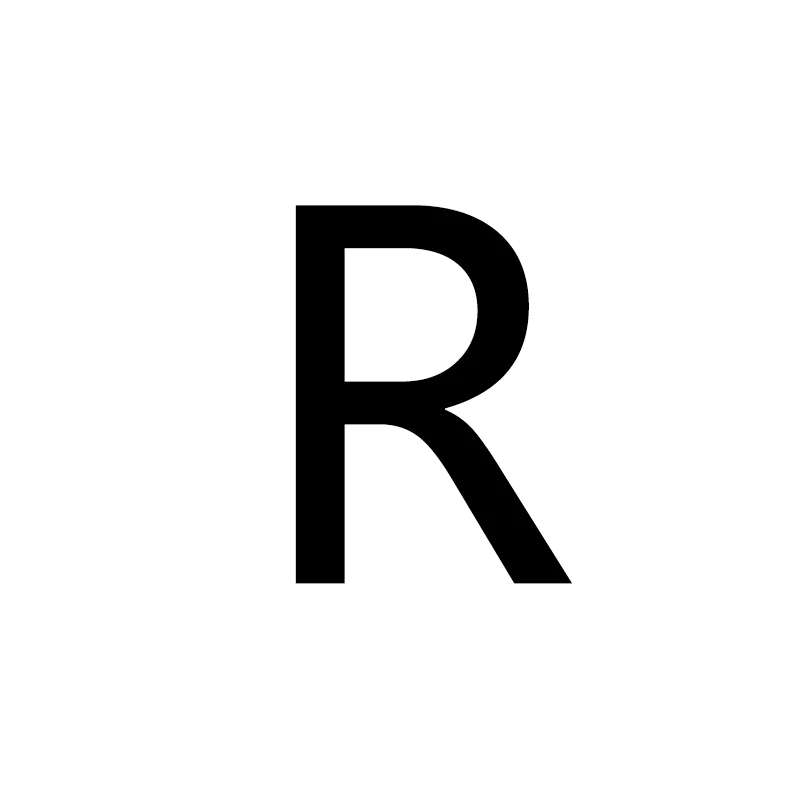 R Новинка, A-Z, Английский алфавит, мизинец, цепочка с кулоном "обещание", Красная Нить, браслет, ручная работа, сделай сам, счастливая веревка, браслет для женщин и мужчин - Окраска металла: R