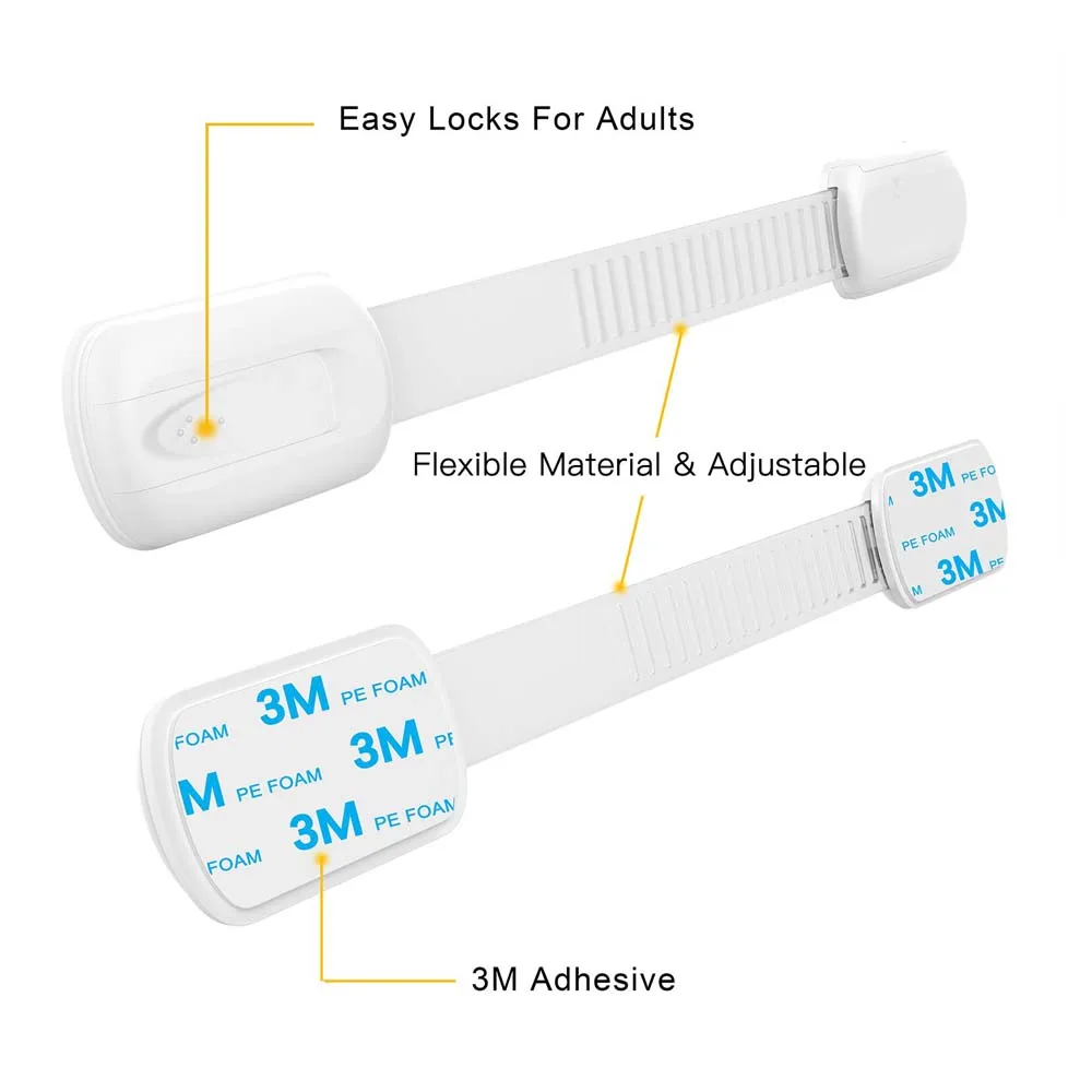 Блокираторы шкафов для детской безопасности защита от детей регулируемая дверь