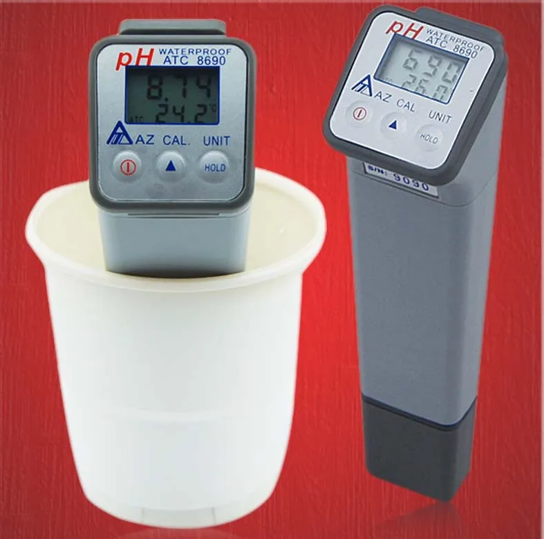 Цифровой PH метр для воды 0 14 анализатор водонепроницаемый ATC автоматическая