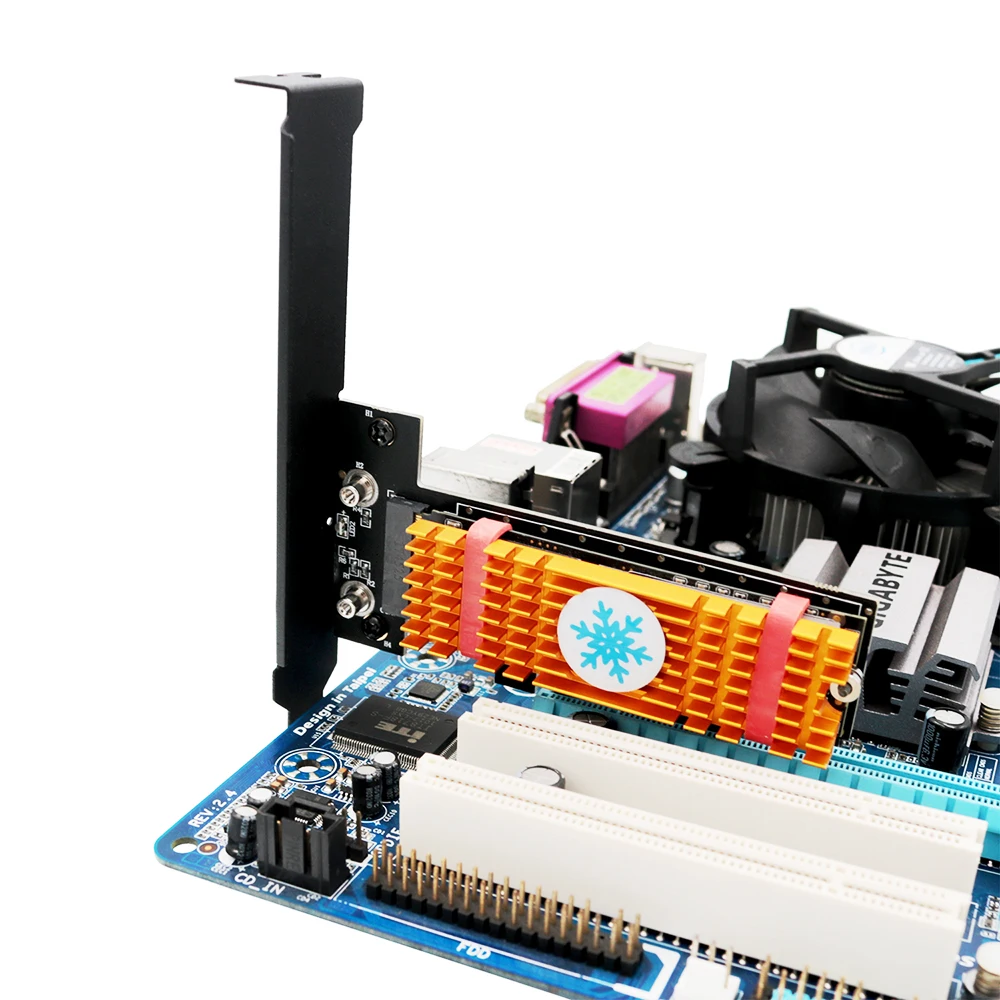 PCI Express 3 0x4 к M.2 NVMe SSD NGFF Pcie M2 переходная карта адаптер Suppor 2242 2260 низкопрофильный