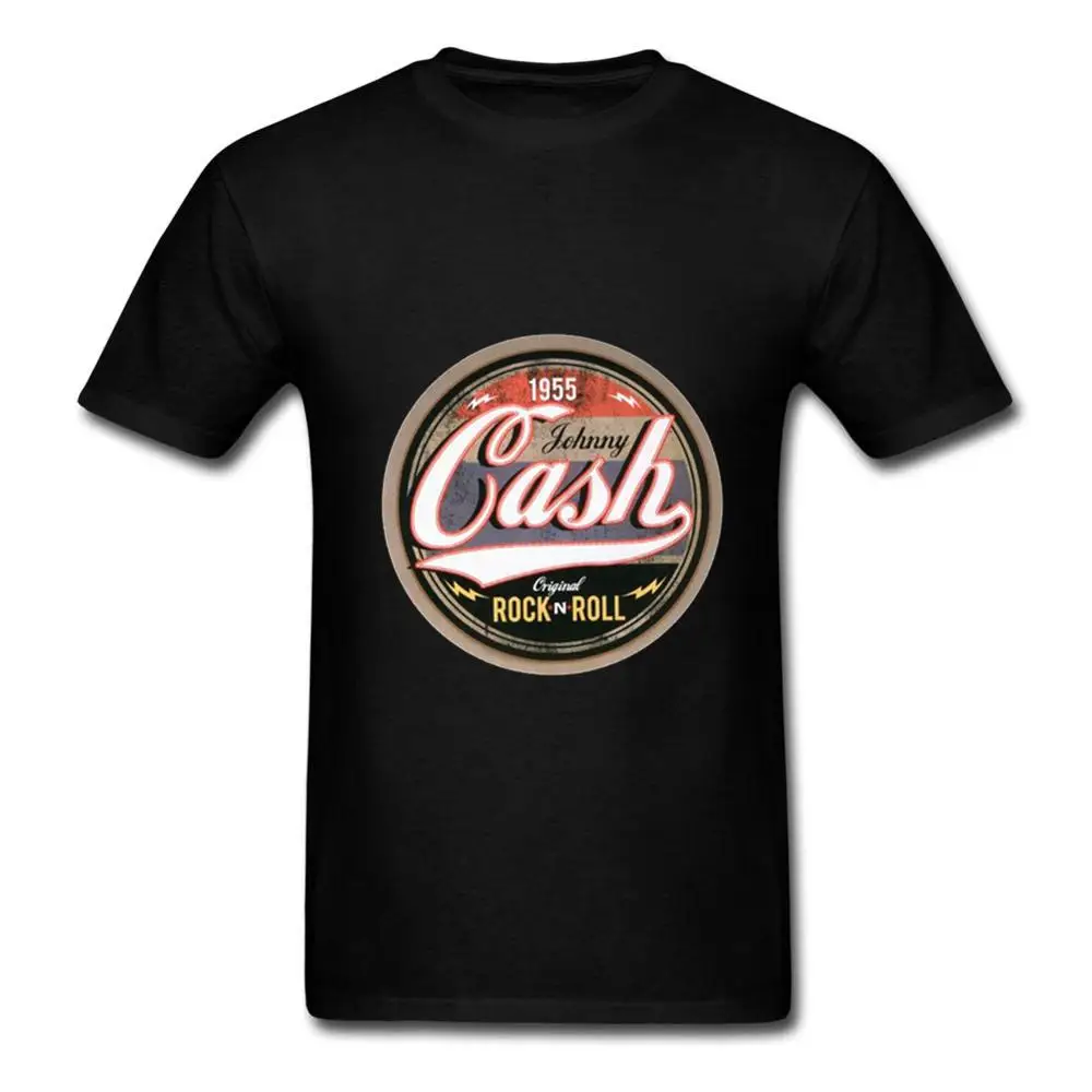 2019 New Arrival Mens t shirts Online Johnny Cash Casual Rock N Roll T Shirt Camisetas Short Sleeve Man's shirt Men For Gift | Мужская