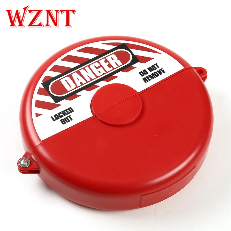 

free shipping Red, 2-1/2" to 5'' 64mm-127mm Handle dia. Gate valve lockout device