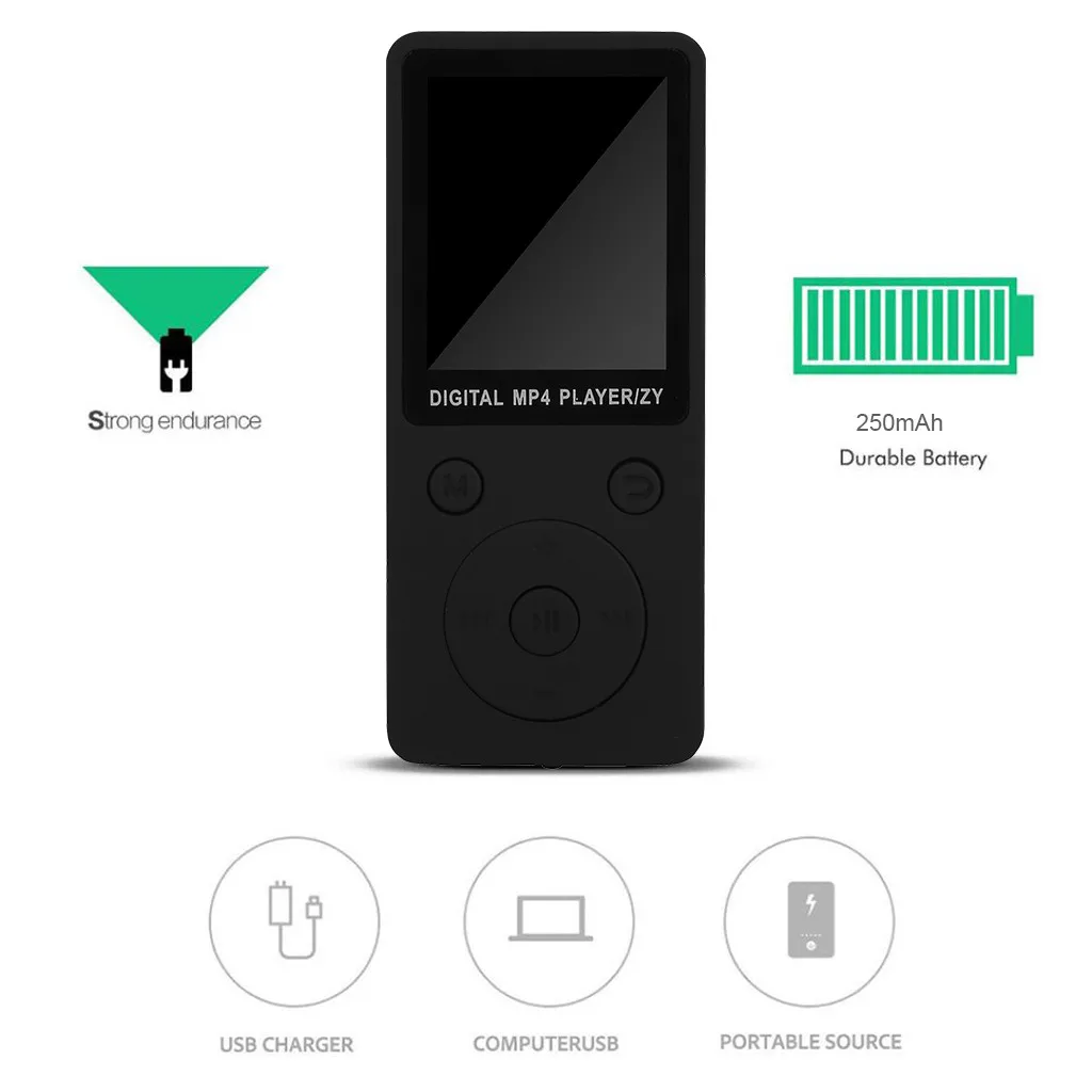 2019 портативный bluetooth MP3 плеер цветной экран FM радио видеоигры фильм 7 2|MP3-плееры| |